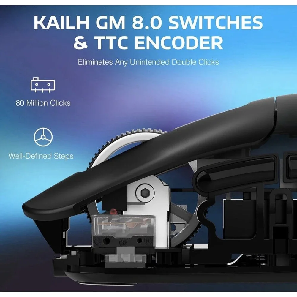 ATTACK SHARK X3 Lightweight Wireless Gaming Mouse with Tri-Mode